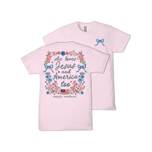 She Loves Jesus And America Too Shirt