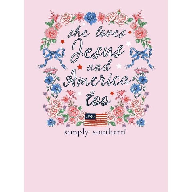 She Loves Jesus And America Too Shirt