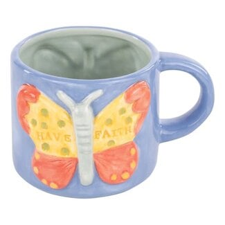 Have Faith Butterfly Mug