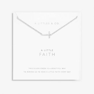 A Little 'Faith' Necklace- Silver