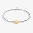 A Little 'Faith' Bracelet In Silver And Gold-Tone Plating