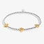 A Little 'Pray Believe Receive' Bracelet In Silver And Gold-Tone Plating