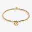 A Little 'Wonderful Things Are Coming Your Way' Bracelet In Gold-Tone Plating