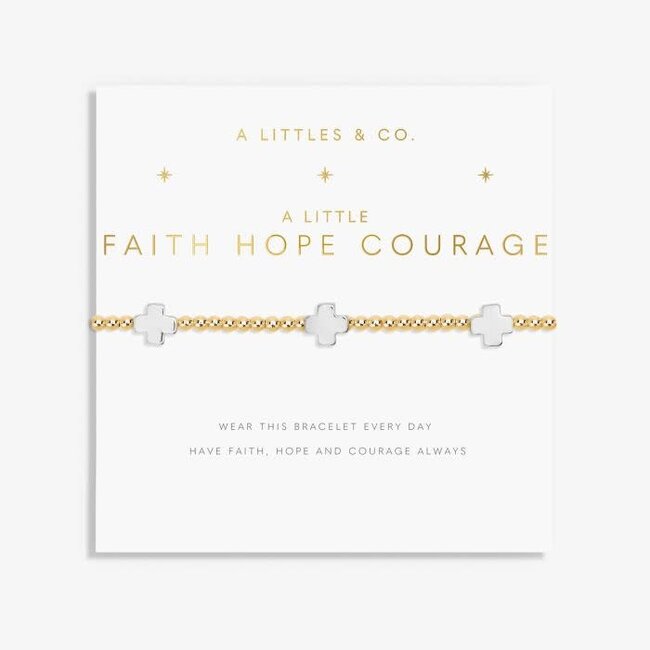 Faith A Little 'Faith, Hope, Courage' Bracelet In