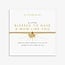 A Little 'Blessed To Have A Mom Like You' Bracelet In Gold-Tone Plating
