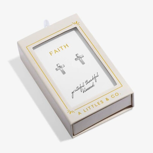 Moments To Shine 'Faith' Stud Earrings