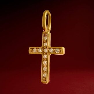 Christmas A Little 'Peace, Love, Joy' Bracelet In Gold-Tone Plating