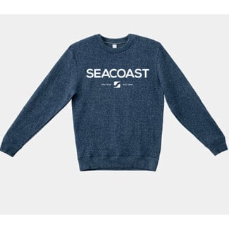 Seacoast Nantucket  Fleece Embroidered Navy Crewneck