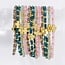 Assorted Crystal Stretch Bracelets with Single Cross