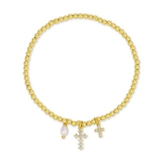Divine Grace Charm Stretch Bracelet