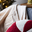 Comfort and Joy Cream Throw Blanket - 50x60in