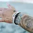 Infinity Cross Bracelets-Black/White/Grey -