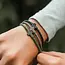 Infinity Cross Bracelets-Blue/Orange/Teal -