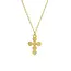 Floral Cross Pendant Necklace