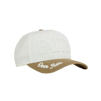 Kerusso Womens Cap Faith Over Fear Two Tone