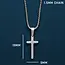 Men's Mini Stainless Steel Cross Necklace