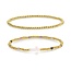 Cross Beaded Bracelet Charm Set