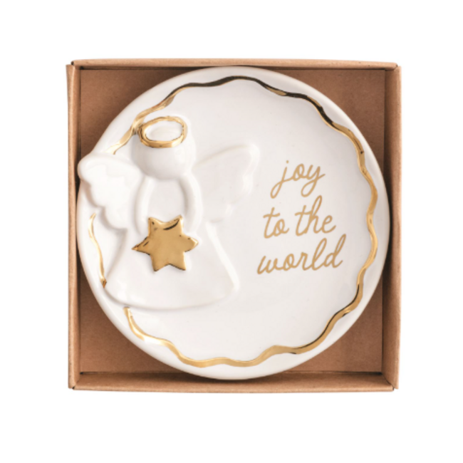 Gold Angel Trinket Dish