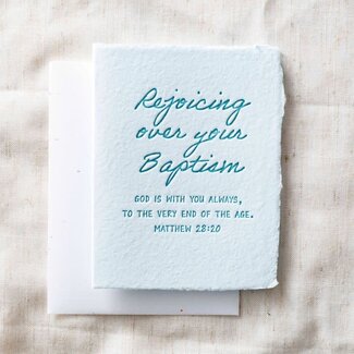 Rejoicing Over Your Baptism Card