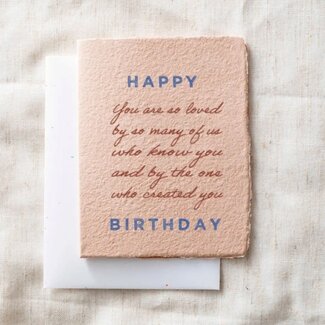 You Are Loved | Happy Birthday Greeting Card