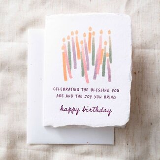 Blessing + Joy You Are |  Happy Birthday Greeting Card