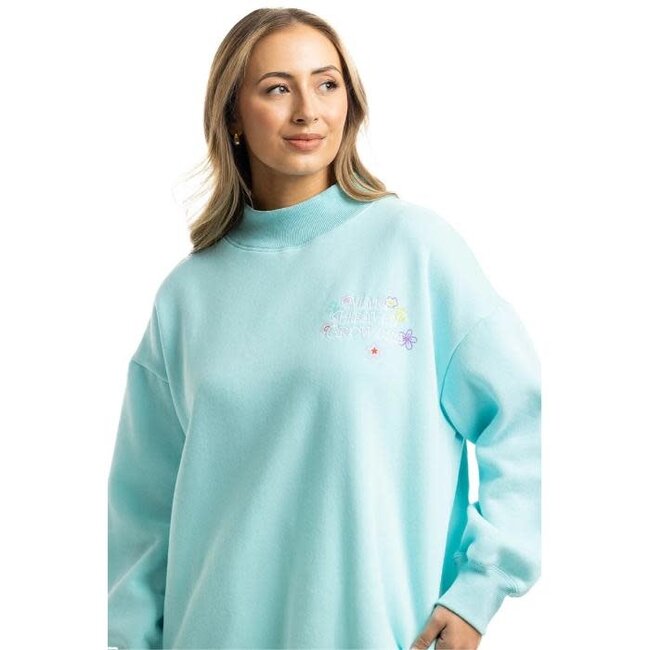 Make Heaven Crowded Wholesale Mockneck Pullover