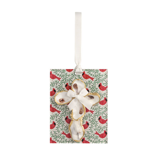 White Acrylic Oyster Ornament