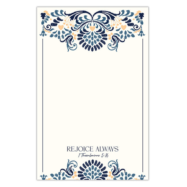 Extra Large Sticky Note Pad - Rejoice Always
