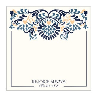 Sticky Note Pad - Rejoice Always