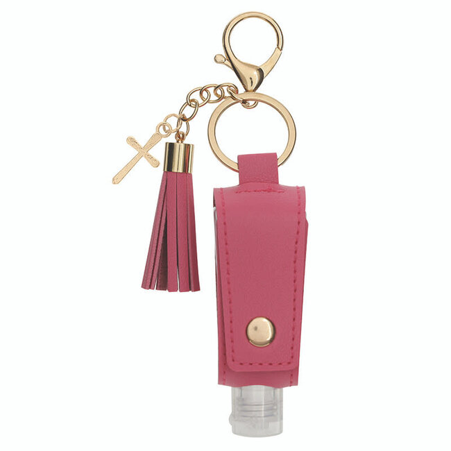 Hand Sanitizer Gloss Holder Keychains