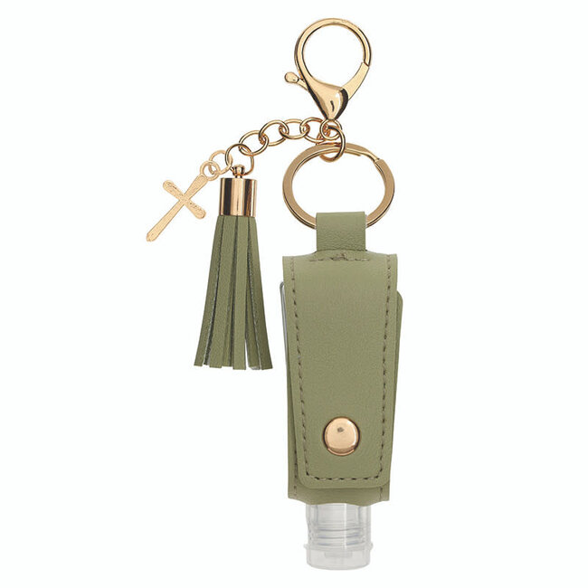 Hand Sanitizer Gloss Holder Keychains