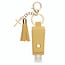 Hand Sanitizer Gloss Holder Keychains