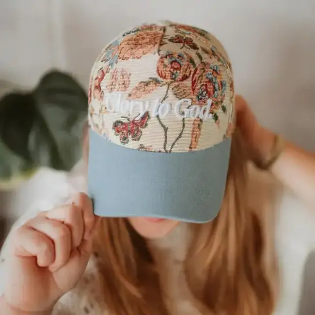 Glory to God Floral Hat