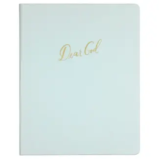 Faith Floral Blue Dear God Journal 8 X 10