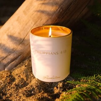 "I Can Do All Things" Philippians 4:13 Christian Candle - Heavenly Vanilla