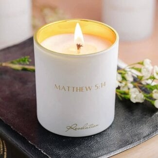 "You Are the Light of the World" Hidden Message Candle - Heavenly Vanilla