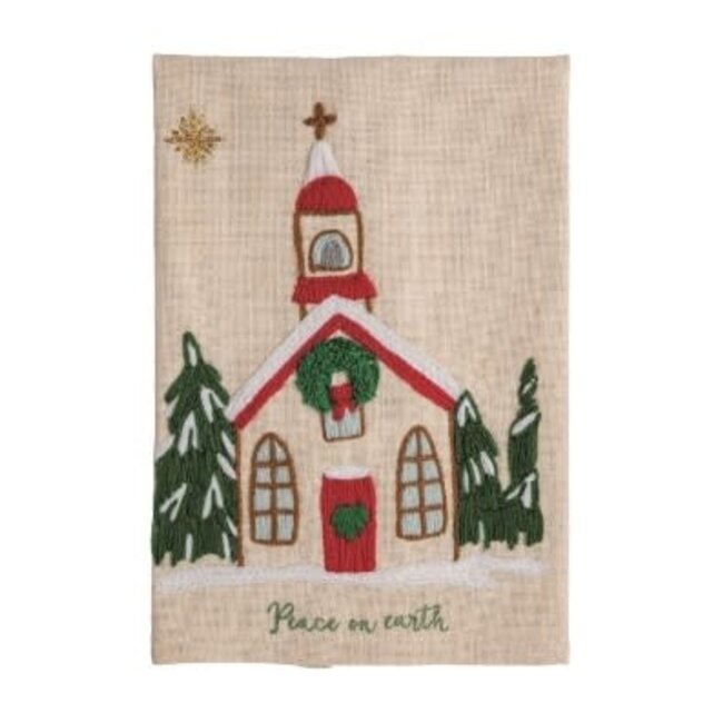 Church Embroidered Towel