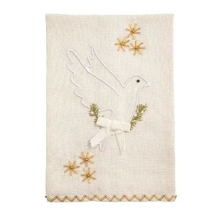 Dove Embroidered Towel