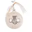 Gold Striped Cross Ornament