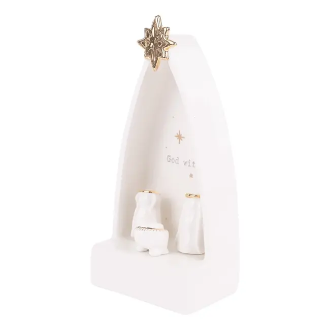 God with Us Nativity Creche