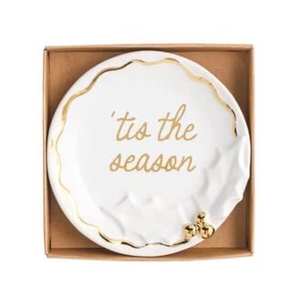 Gold Holly Dish
