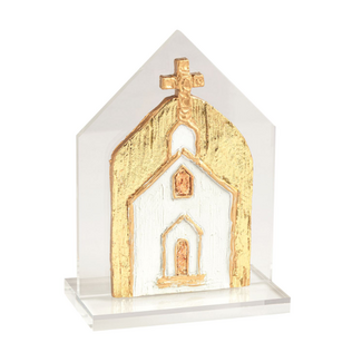 Gold On Gold Painted Acrylic Church