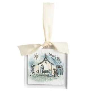 Manger Acrylic Ornament