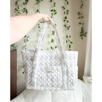 Fearfully and Wonderfully Made Cotton Quilted Tote Bag - Large