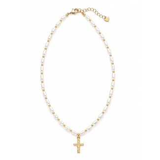 Tea Party Cross Necklace