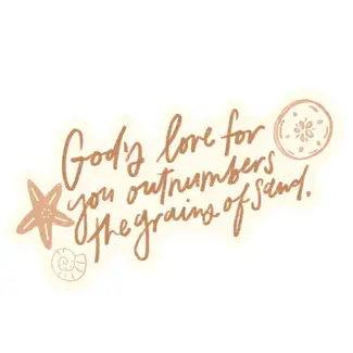 Grains of Sand Sticker