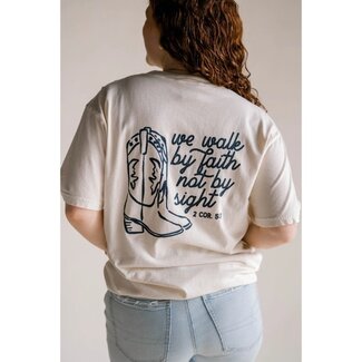 Walk By Faith Ivory Tee