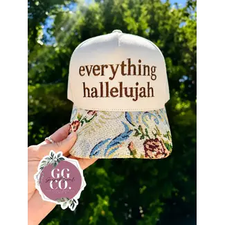 Everything Hallelujah Embroidered Hat