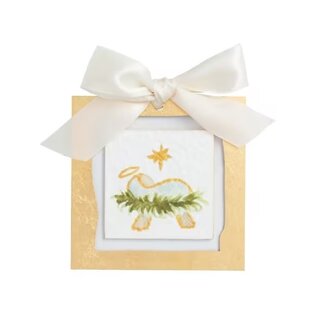 Gold Baby Jesus Ornament