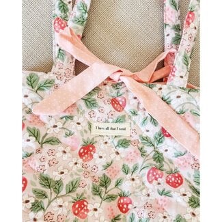 I Have All That I Need Cotton Quilted Tote Bag